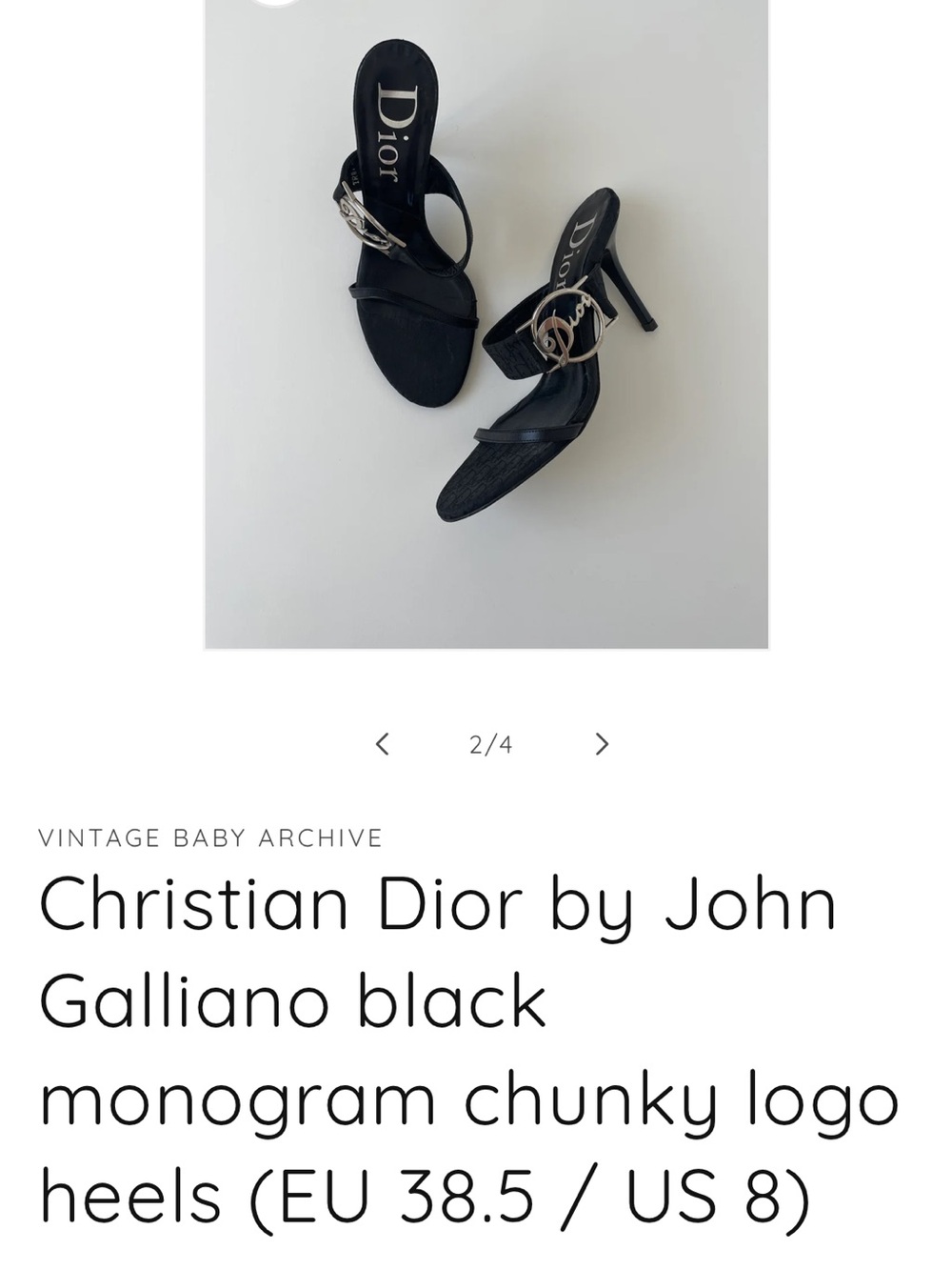 !!!!ISO!!!!!NFS!!!! Christian Dior by John Galliano black monogram Chunky Logo